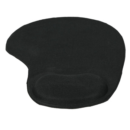 Muismat XL ergonomisch – Kleur zwart, Afmetingen 20.2 x 24 cm, Dikte 0.15 mm, 24 cm
