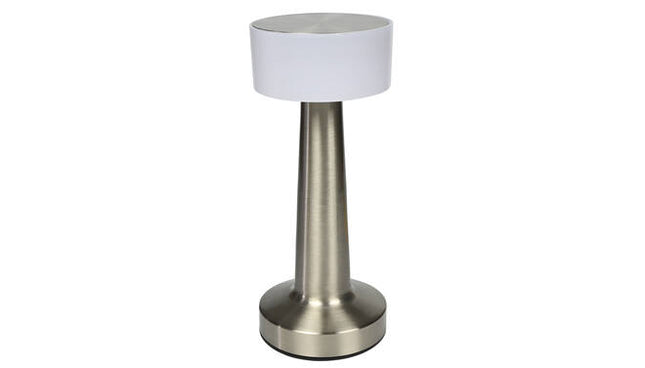 LED Tafellamp: Touch, 3 Kleuren, USB-C, 800mAh, 80lm, 21cm Hoog