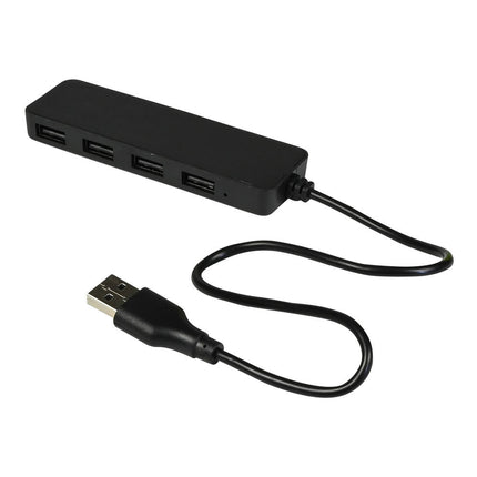 USB-hub 4 Poorten - Slank, 28cm kabel, voor muizen en toetsenborden