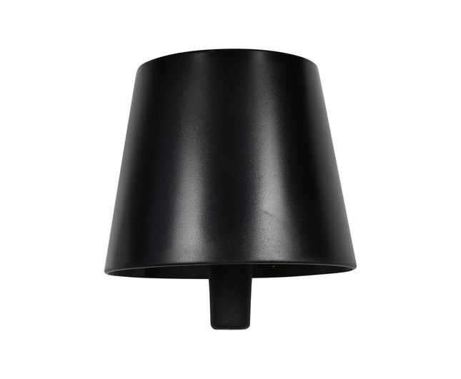 Flessenlamp Zwart – LED 27 SMD, 3000K, Aanraakdimmen, USB-C Oplaadbaar