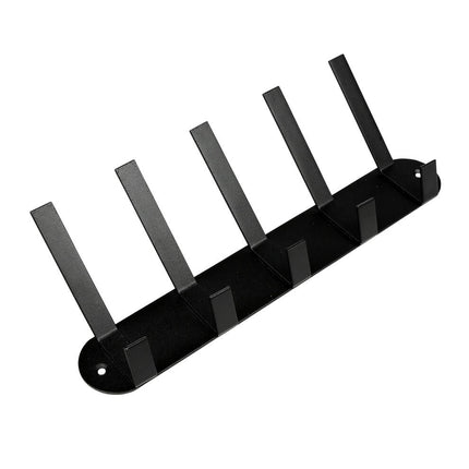 Kapstok Wandmodel - 5 Dubbele Haken, Staal, 30x12,4x7,65 cm