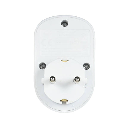 Stopcontact 16A met USB-A en USB-C, 3.4A Output, wit, voor thuisgebruik