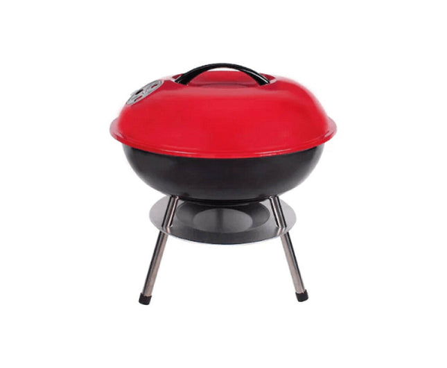 Kleine BBQ Bol ø 35x40 cm, ideaal voor houtskoolgrillen op balkon.