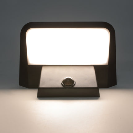 LED wandlamp solar – Detectieafstand 3 - 5 m, Helderheid 800 lumen, LED 40 LED wit SMD