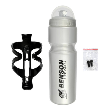 750ml Fiets Bidon + Houder, Inclusief Schroeven, BPA-vrij Plastic