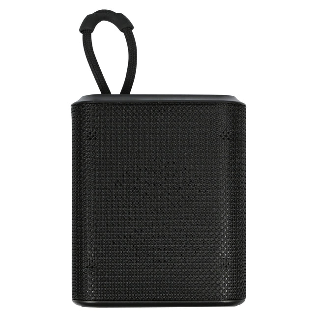 Bluetooth speaker mini – Materiaal ABS+Dacron+Siliconen, Afmeting 7,5 x 4,2 x 8,9 cm