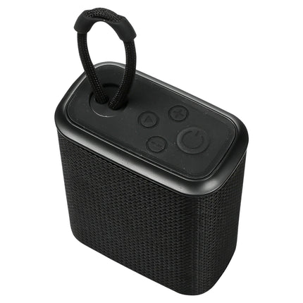 Bluetooth speaker mini – Materiaal ABS+Dacron+Siliconen, Afmeting 7,5 x 4,2 x 8,9 cm