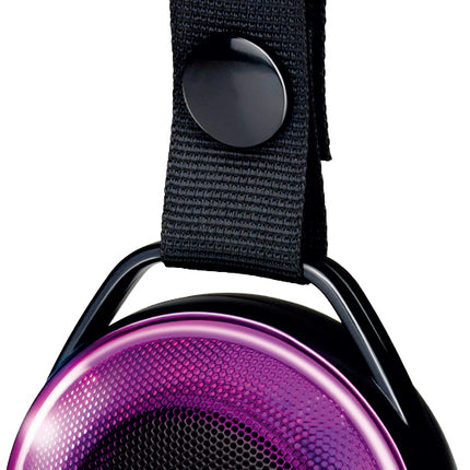 Bluetooth speaker rond – Materiaal ABS+ijzer+polyester, Afmeting 7,5 x 3,3 x 8,6 cm