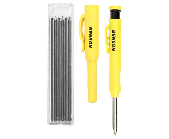 Markeerpotlood 2B, 4cm diep, 2.8mm punt, incl. houder en slijper