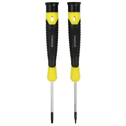 Schroevendraaier set precisie 2 dlg torx – maat T6, T8