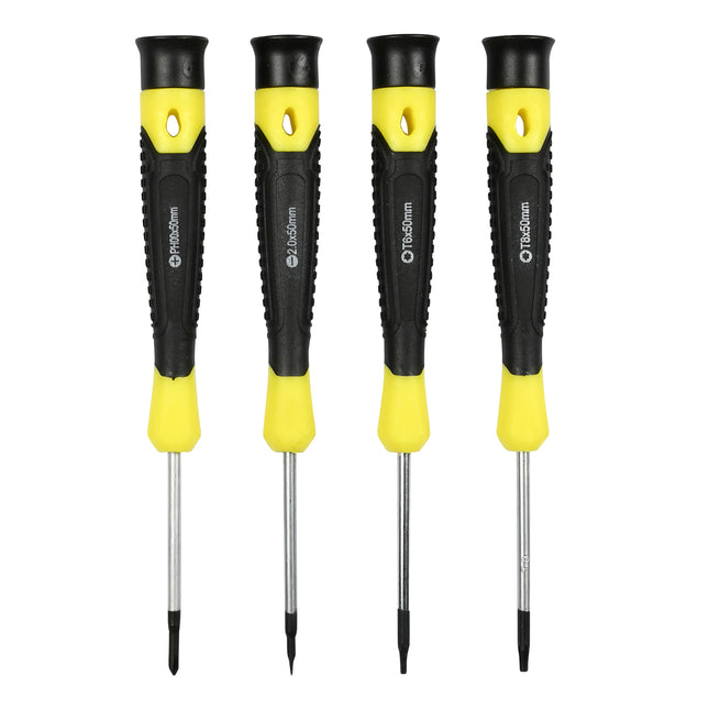 Schroevendraaier set precisie 4 dlg – maat PHOO X 50, PHO X 50, T6, T8
