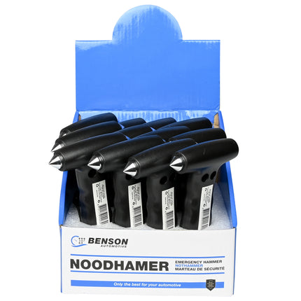 Noodhamer display – Kleur zwart