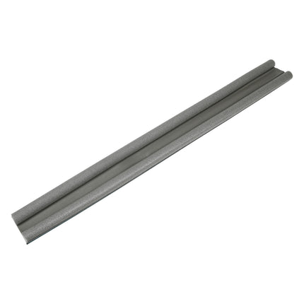 Tochtrol dubbel 95 cm grijs – Max. deurdikte 50 mm, Lengte 95 cm, Diameter rol 2,8 cm