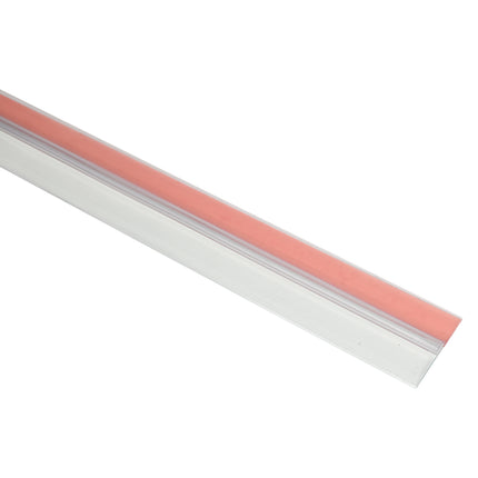 Tochtstrip rubber 100 cm transparant – Toepassing voor op onderzijde van deuren