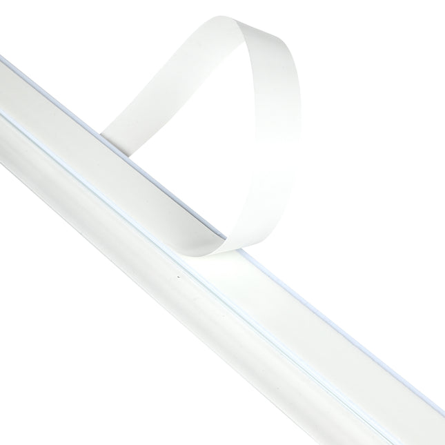 Tochtstrip rubber 100 cm wit – Toepassing voor op onderzijde van deuren, Lengte 100 cm