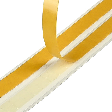 Tochtstrip rubber D-profiel 2 x 3 m wit – Profiel D, Afmetingen 3 m x 9 mm x 4 mm