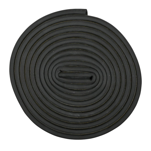 Tochtstrip rubber D-profiel 2 x 3 m zwart – Profiel D, Afmetingen 3 m x 9 mm x 4 mm