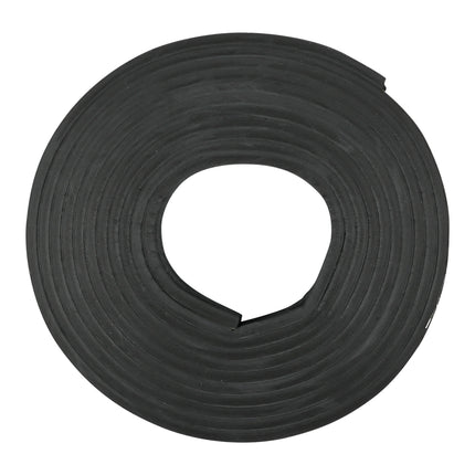 Tochtstrip rubber E-profiel 2 x 3 m zwart – Profiel E, Afmetingen 3 m x 9 mm x 4 mm