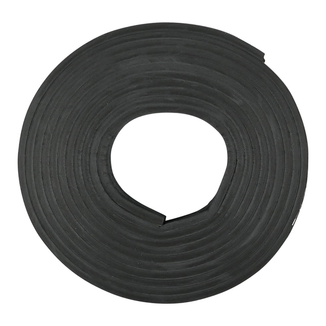 Tochtstrip rubber E-profiel 2 x 3 m zwart – Profiel E, Afmetingen 3 m x 9 mm x 4 mm