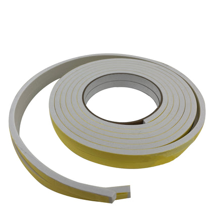 Tochtband 2 x 2.75 m wit – Toepassing voor op kozijnen van deuren en ramen, Aantal 2 st
