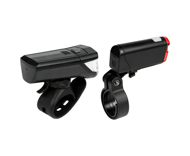 LED Fietslamp Set: 30 Lux, IPX4, AAA Batterijen, Veiligheid & Zichtbaarheid