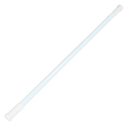 Douchegordijnstang 77,5 - 135 cm wit – Lengte 77,5 - 135 cm, 2.0 cm, verstelbaar