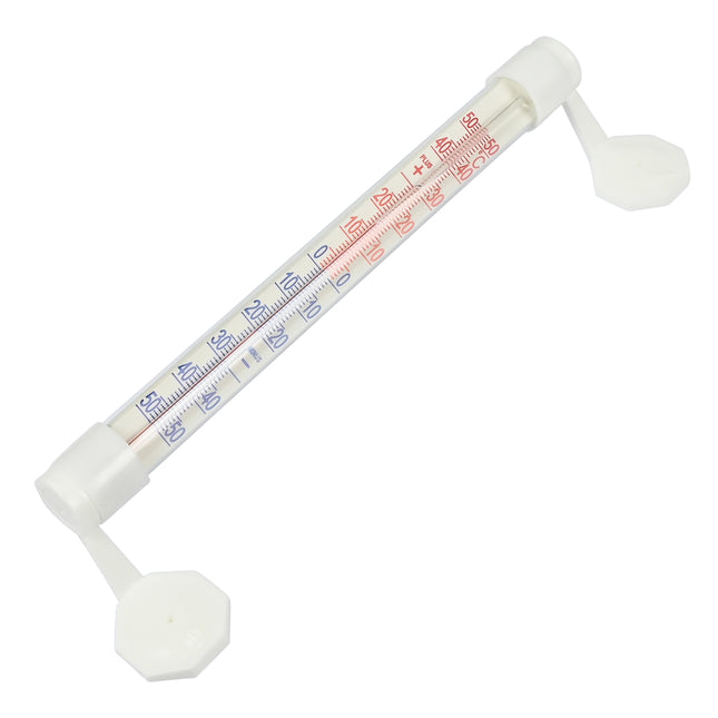 Thermometer met zuignap buiten wit 21 cm – Bereik -50 °C - 50 °C, Kleur wit, 50 °C