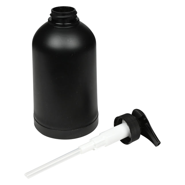 Badkamerset zwart 3 dlg – Volume of soap dispender 350 ml, 350 ml