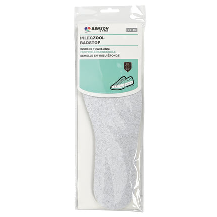 Inlegzool badstof maat 36-45