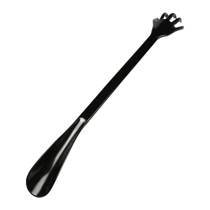 Schoenlepel met ruggenkrabber – Afmeting 48 x 7 x 4,5 cm, Kleur Zwart, 4,5 cm