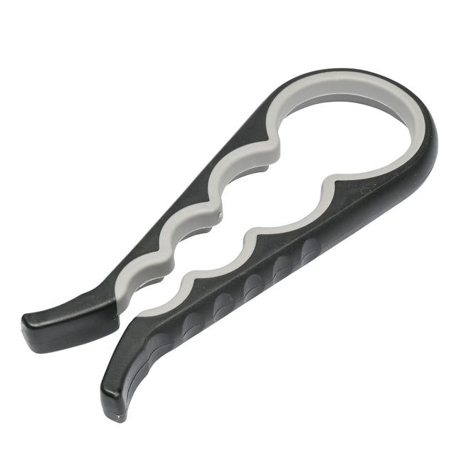 Opener voor potten en flessen – Lengte 22,5 cm, Materiaal kunststof, rubber, 6,5 cm
