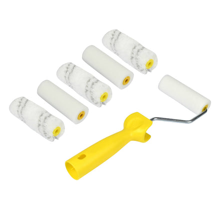 Verfset 8 dlg - Compleet met rollerbeugel en bak voor elk project