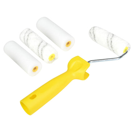 Verfset 7 dlg: Inclusief Verfbak, Inleg, Foam & Viltrollers, Beugel