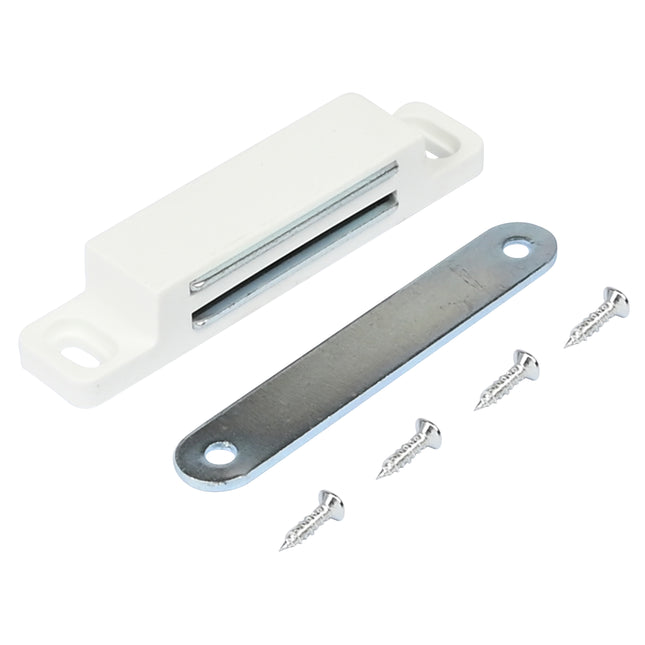 Magneetsnapper met sluitplaat 85 mm – Bevestigingsmateriaal 4 schroeven incl., Aantal 1 st