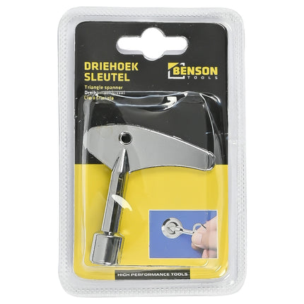 Driehoek sleutel 60 x 55 mm – Maat driehoek 8 mm, Lengte sleutel 60 mm, 8 mm, 60 mm