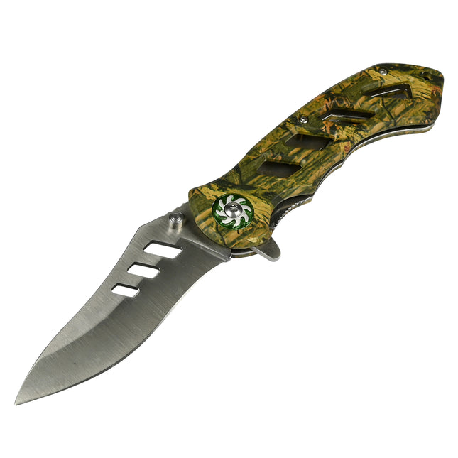 Zakmes inklapbaar survival – Lengte lemmet 8.5 cm, Lengte ingeklapt 11.5 cm, 8.5 cm