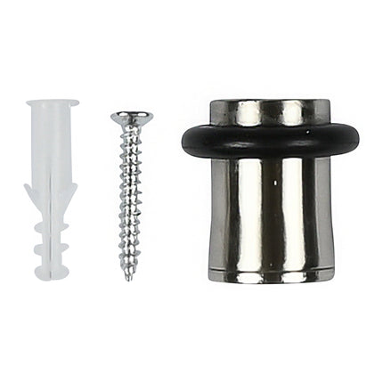 Deurstopper mini Zilver – Diameter 26.5 mm, Hoogte 27.5 mm, 26.5 mm, 27.5 mm
