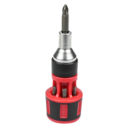 Schroevendraaier ratel stubby met bits 7 dlg – 4 mm, 6 mm