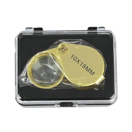 Loupe diamantair goud – Lens ø 18 mm, Vergroting 10x, 18 mm