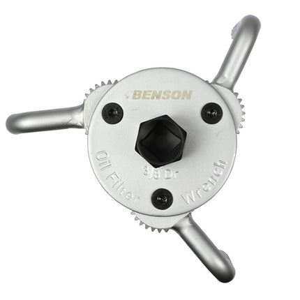 Oliefilter Klauw 80-135 mm, Verstelbaar, 3/8" Aansluiting, 3-Poot Design