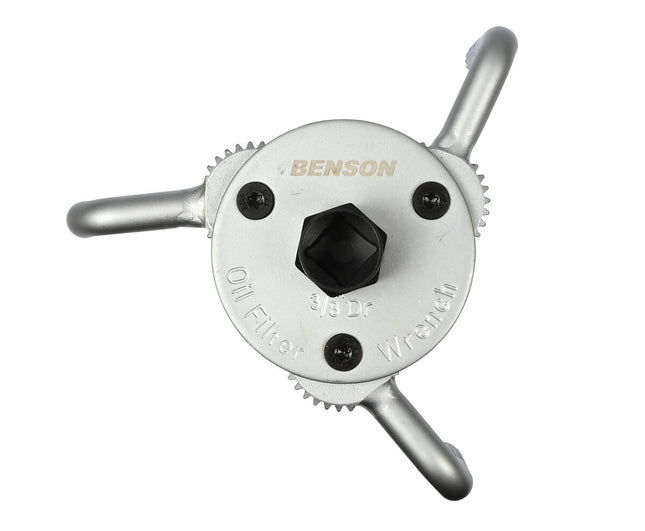 Oliefilter Klauw 80-135 mm, Verstelbaar, 3/8" Aansluiting, 3-Poot Design