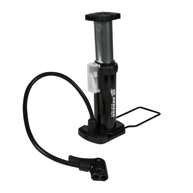 Voetpomp – Lengte slang ca. 40 cm, Druk max. 6 bar / 85 PSI, Gewicht ca. 310 g