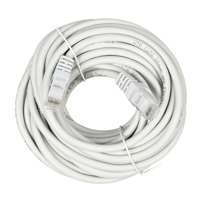 UTP CAT6 kabel 10 mtr – Kleur Lichtgrijs 1C, Kabellengte 10 m, Kabel diameter 5,3 mm