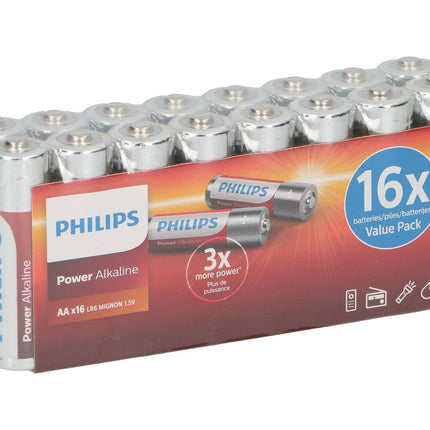 Philips AA 16-pack Batterijen voor Speelgoed en Elektronische Apparaten