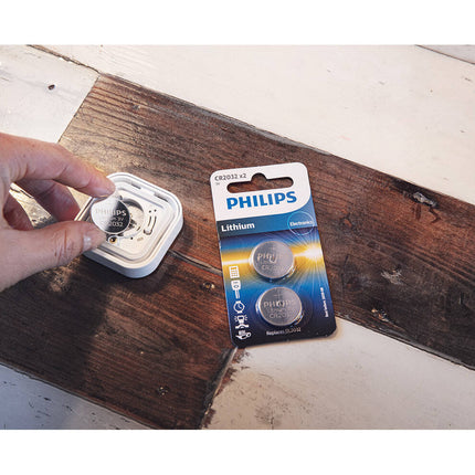 Philips CR2032 3V Knopcelbatterij 2-Pack voor Horloges en Meer