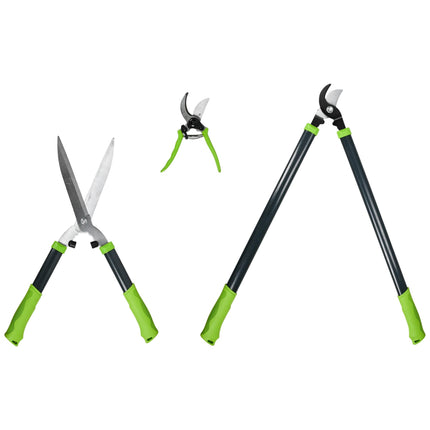 Snoeischaren set 3 dlg – Toepassing knippen van verse takken, Snijdiameter Ø 20 mm