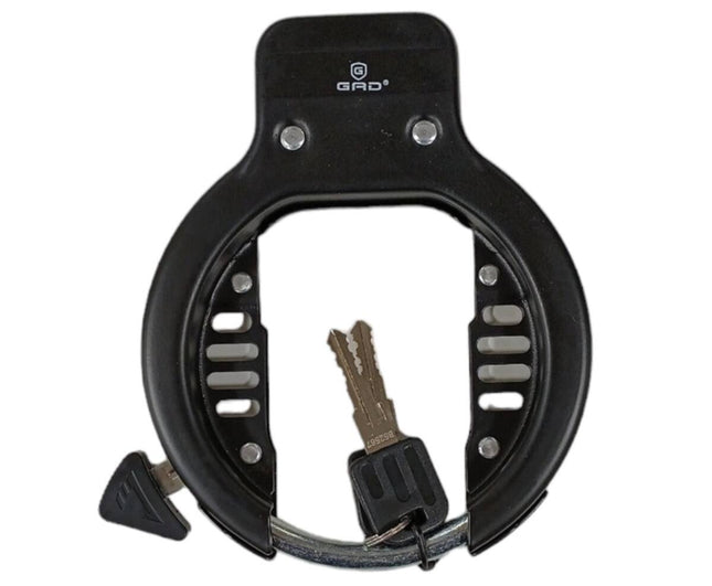GAD Ringslot - Fietsbeveiliging met 2 Sleutels, Compact Design