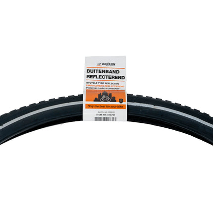 Buitenband 28 x 1 1/2 reflecterend – ETRTO 40-635
