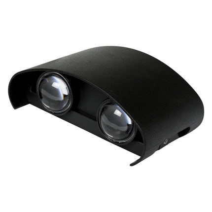 LED Wandlamp half rond up&down light 2 lampen IP65 – Waterdicht IP65, Snoer lengte 30 cm