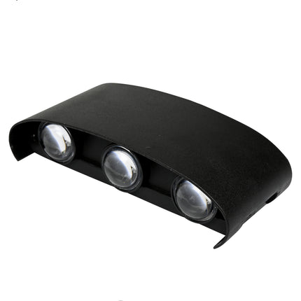 LED Wandlamp half rond up&down light 3 lampen IP65 – Waterdicht IP65, Snoer lengte 30 cm